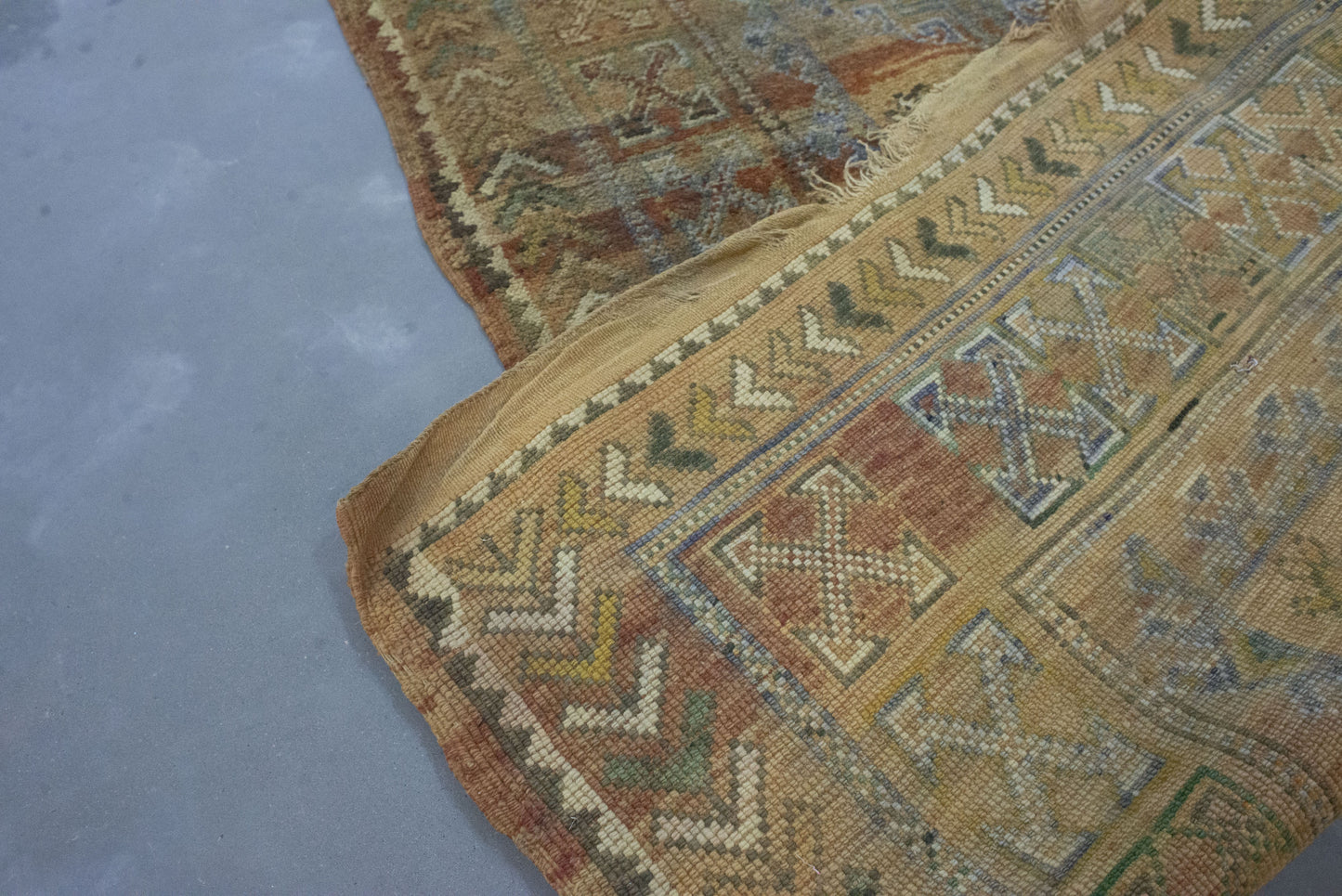 Moroccan Rug 5x8 | Handmade Brown rug | Costume Wool Rug | Beni Mguild Rug