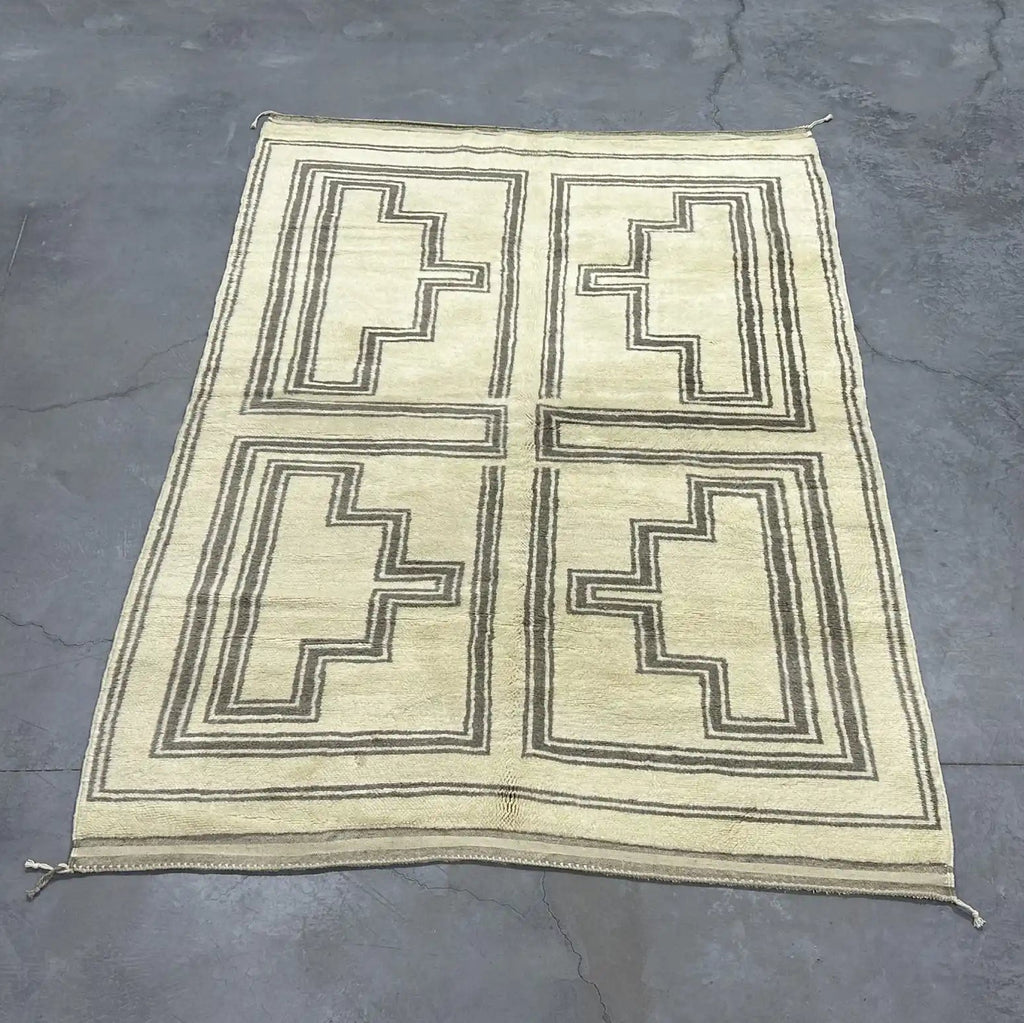 Touria Authentic Mrirt Moroccan Wool Rug