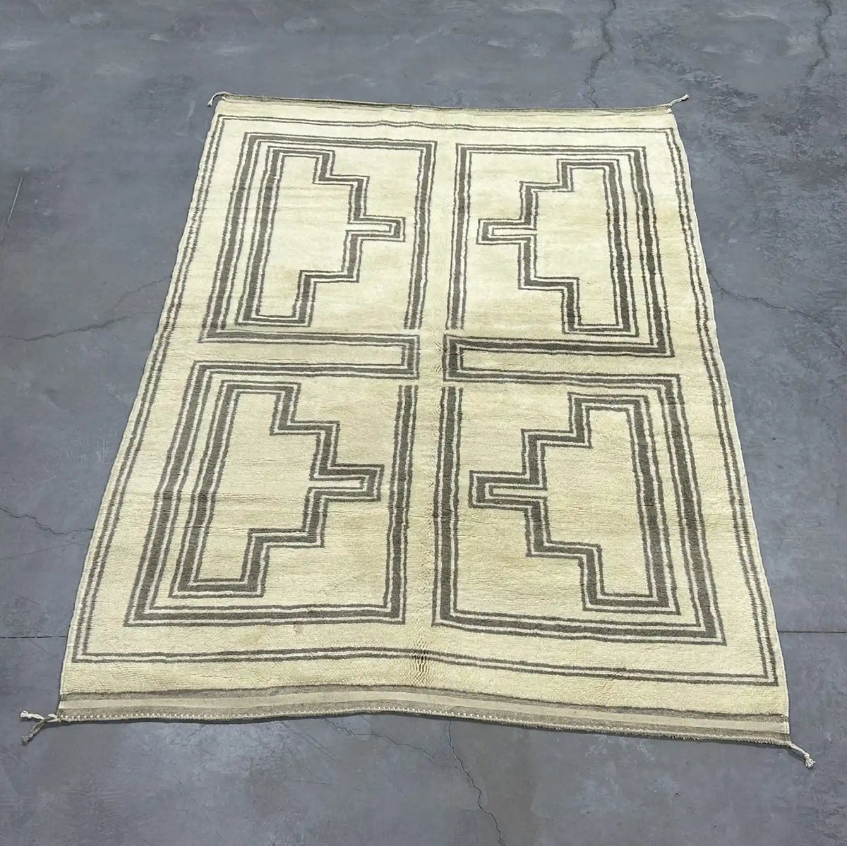 Touria Authentic Mrirt Moroccan Wool Rug
