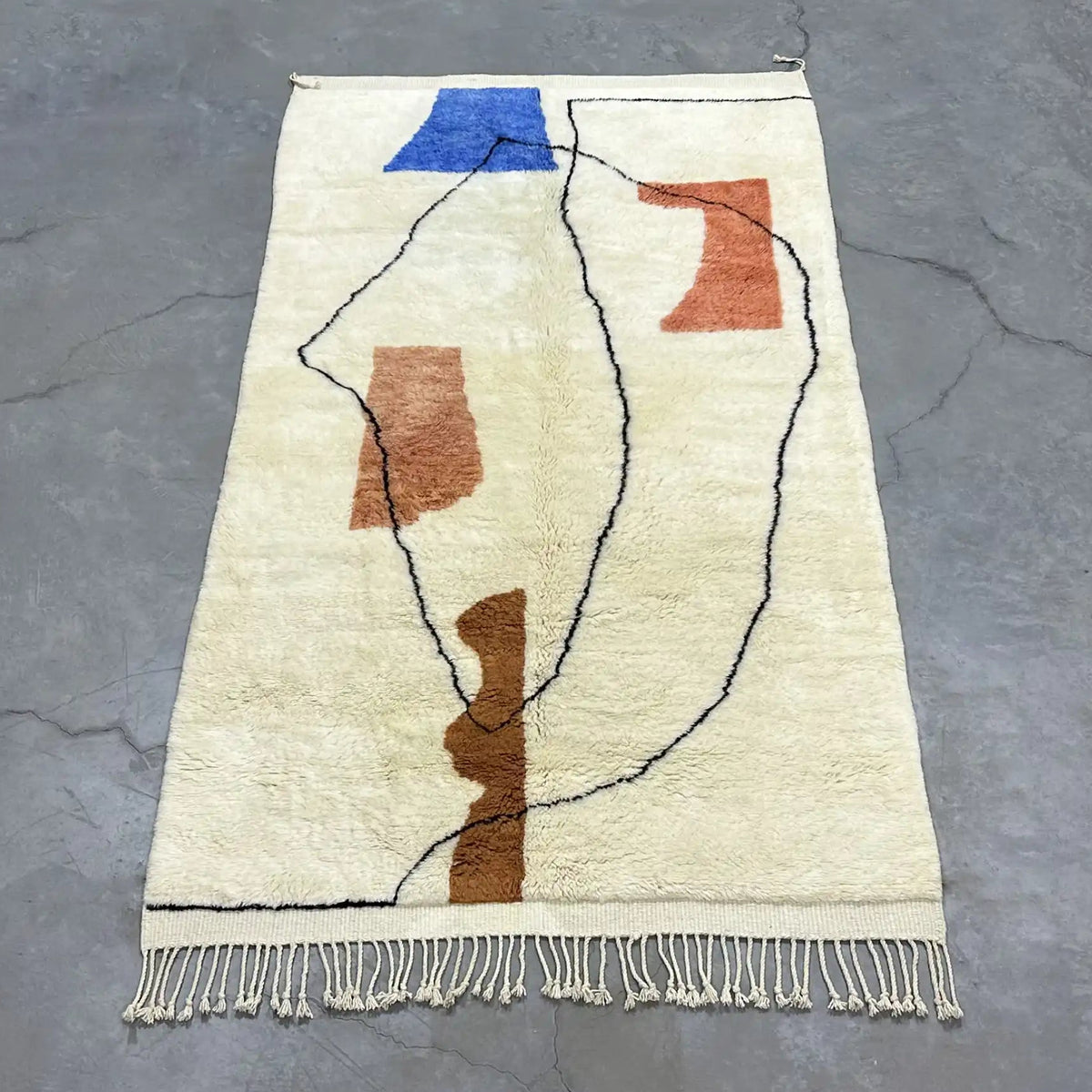 Tuda Berber Moroccan Beni Mrirt Rug