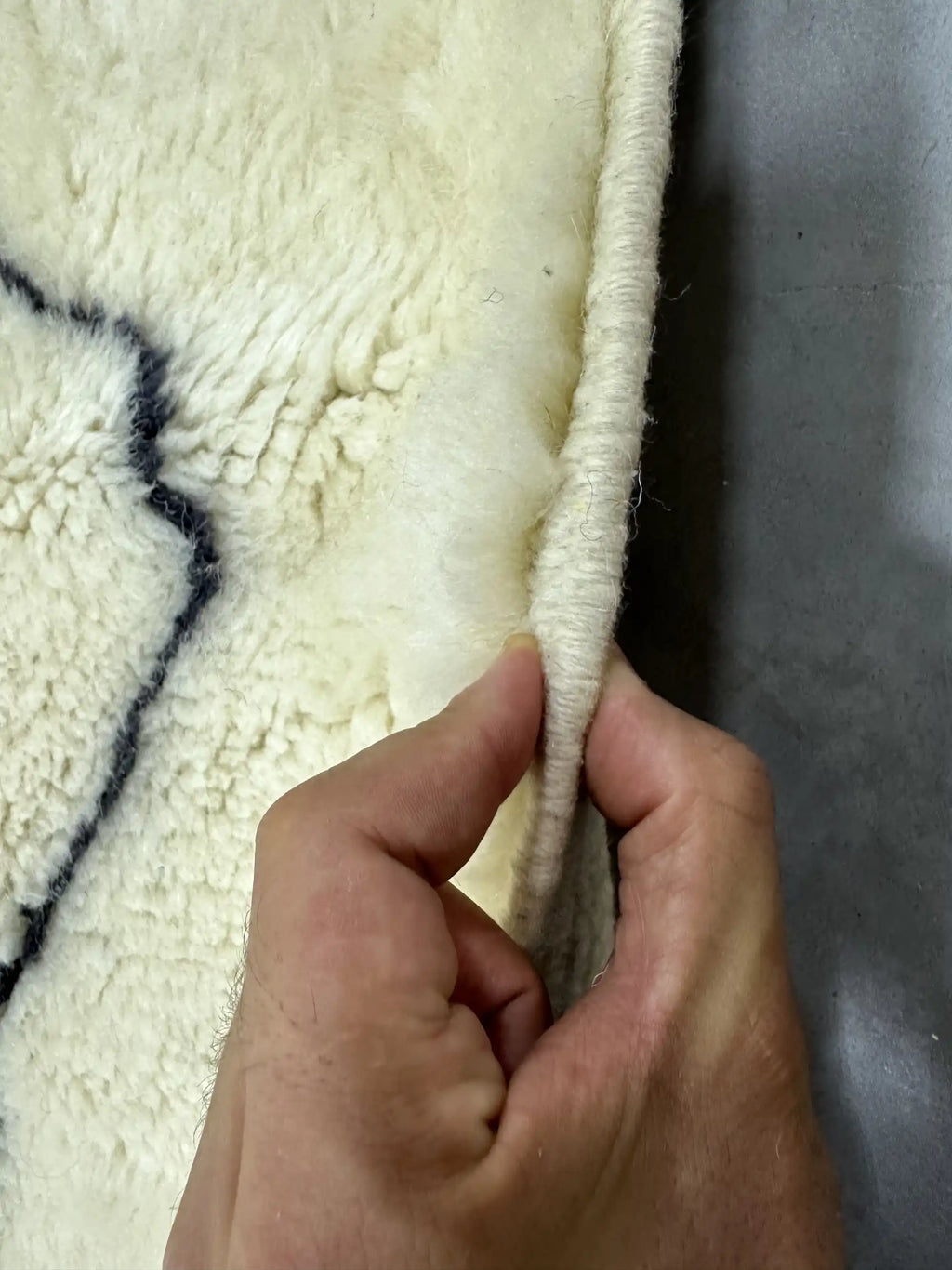 Tuda Berber Moroccan Beni Mrirt Rug