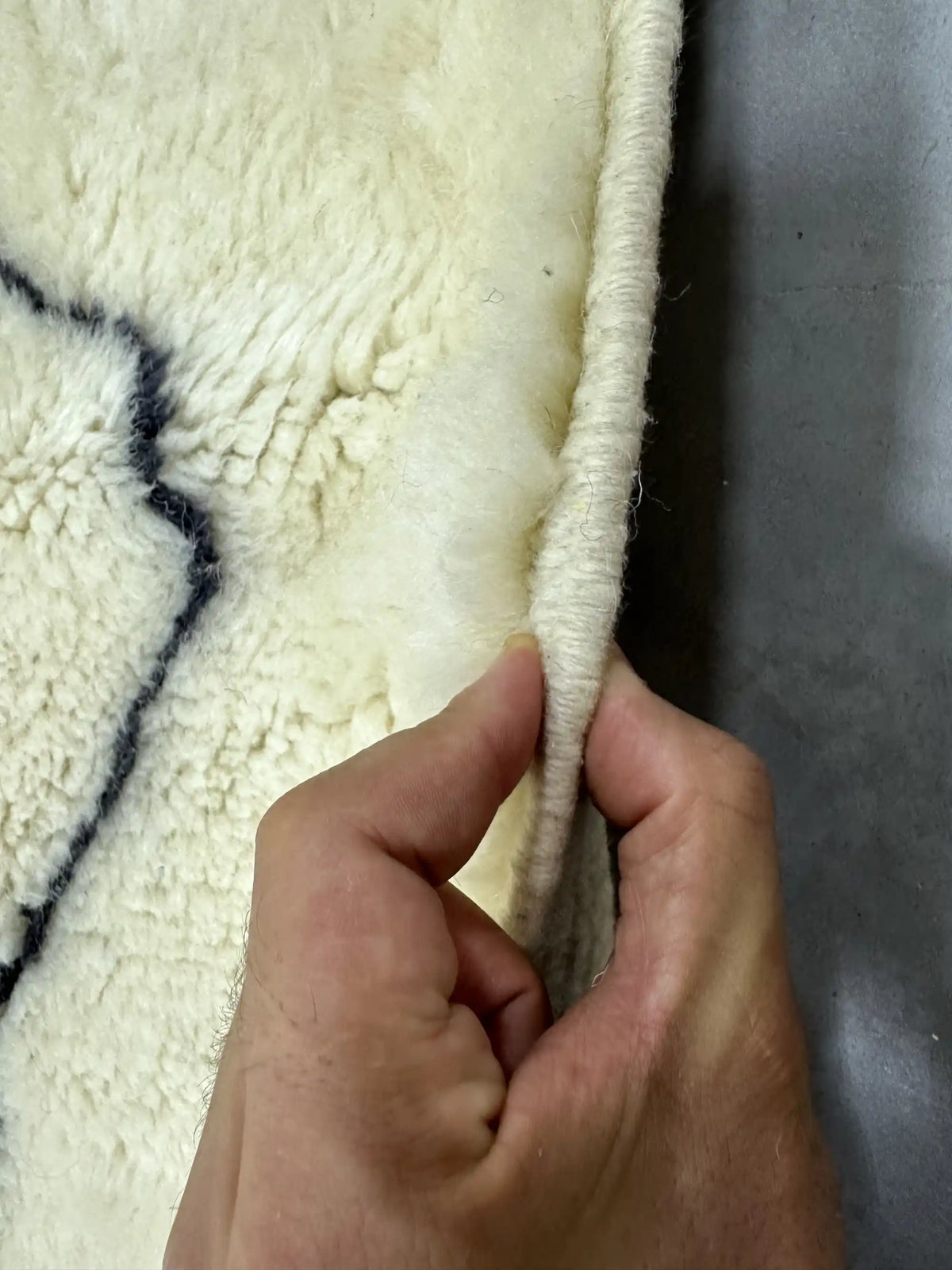 Tuda Berber Moroccan Beni Mrirt Rug