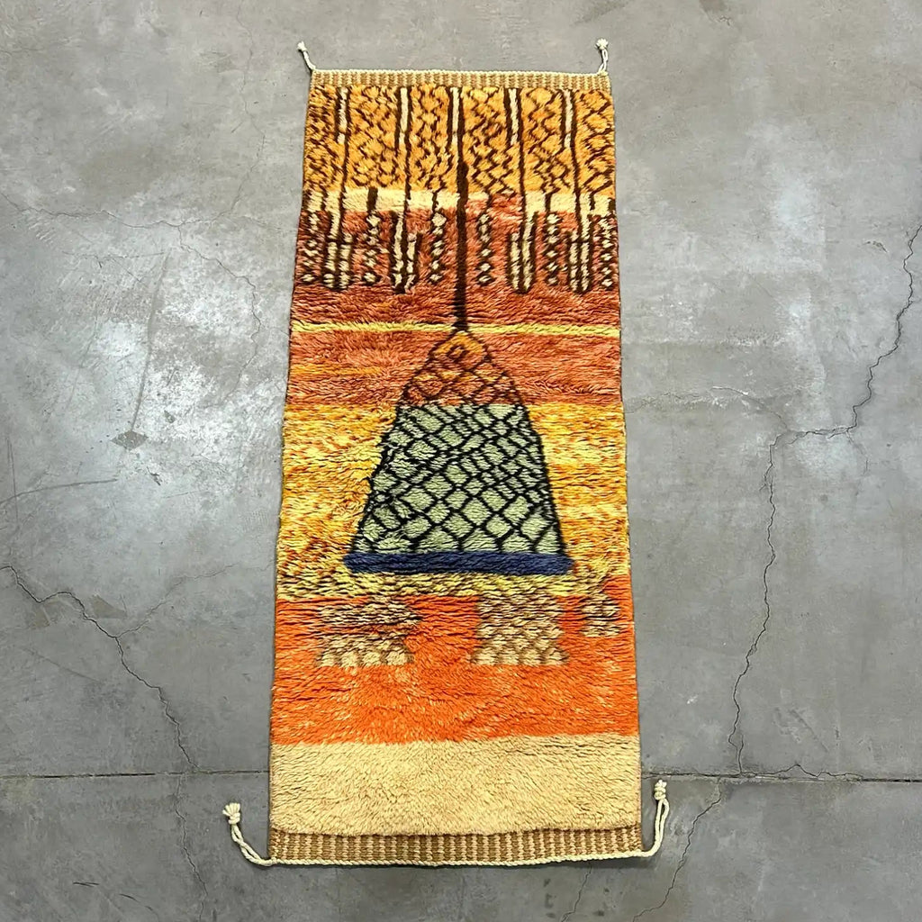 Lewinat Berber Runner Rug <br> 166 x 65 CM