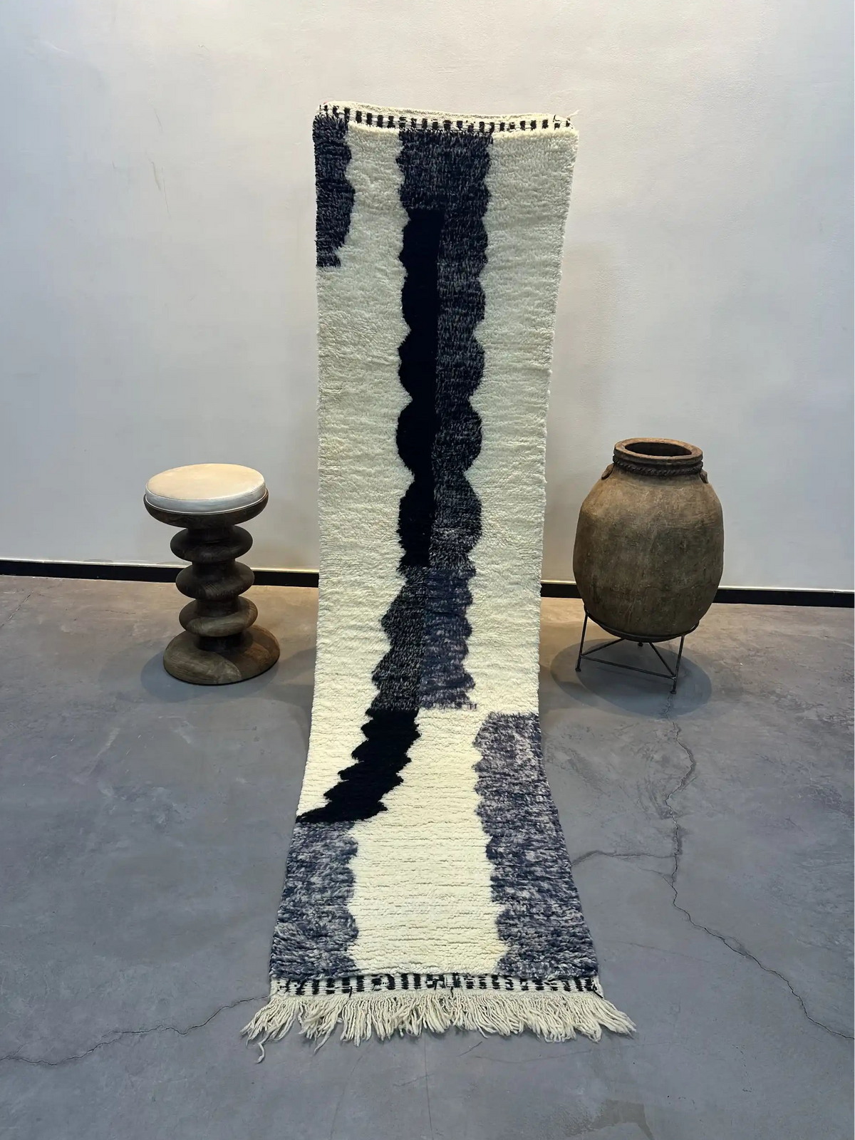 Raibe Berber Runner Rug <br> 306 x 80 CM