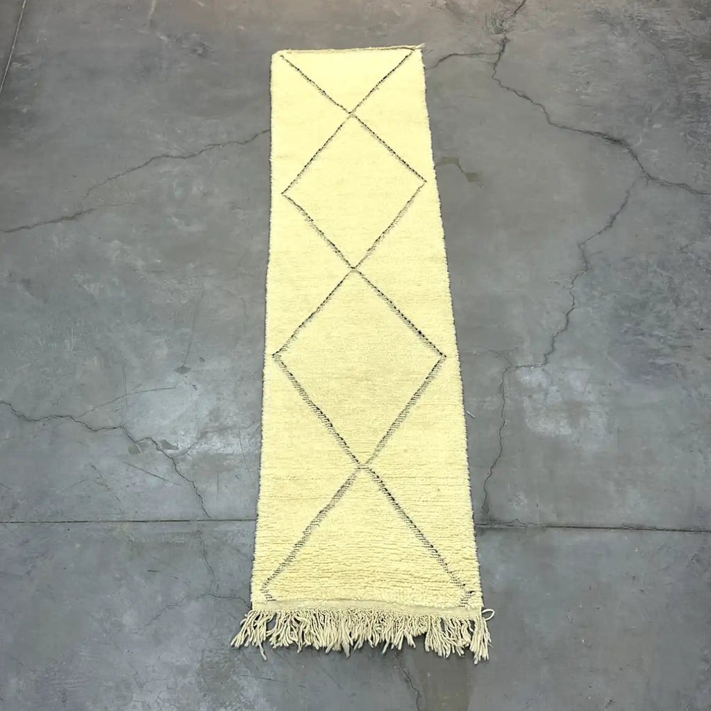Lehema Berber Runner Rug <br> 293 x 75 CM