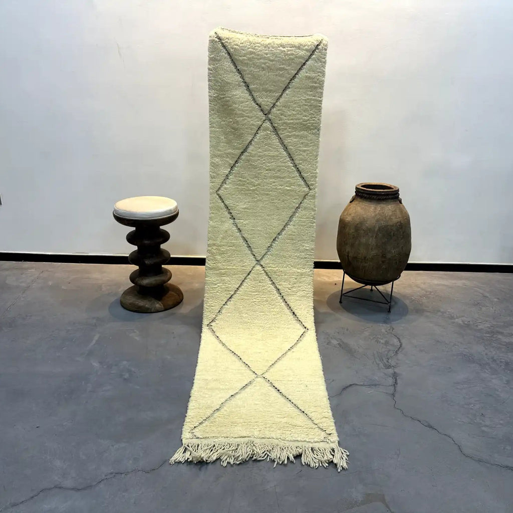 Lehema Berber Runner Rug <br> 293 x 75 CM