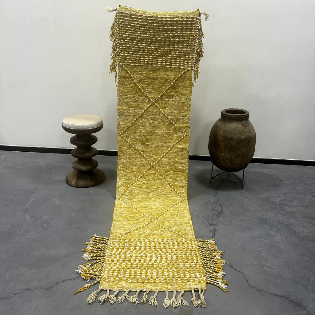 Menona Berber Runner Rug <br> 310 x 77 CM