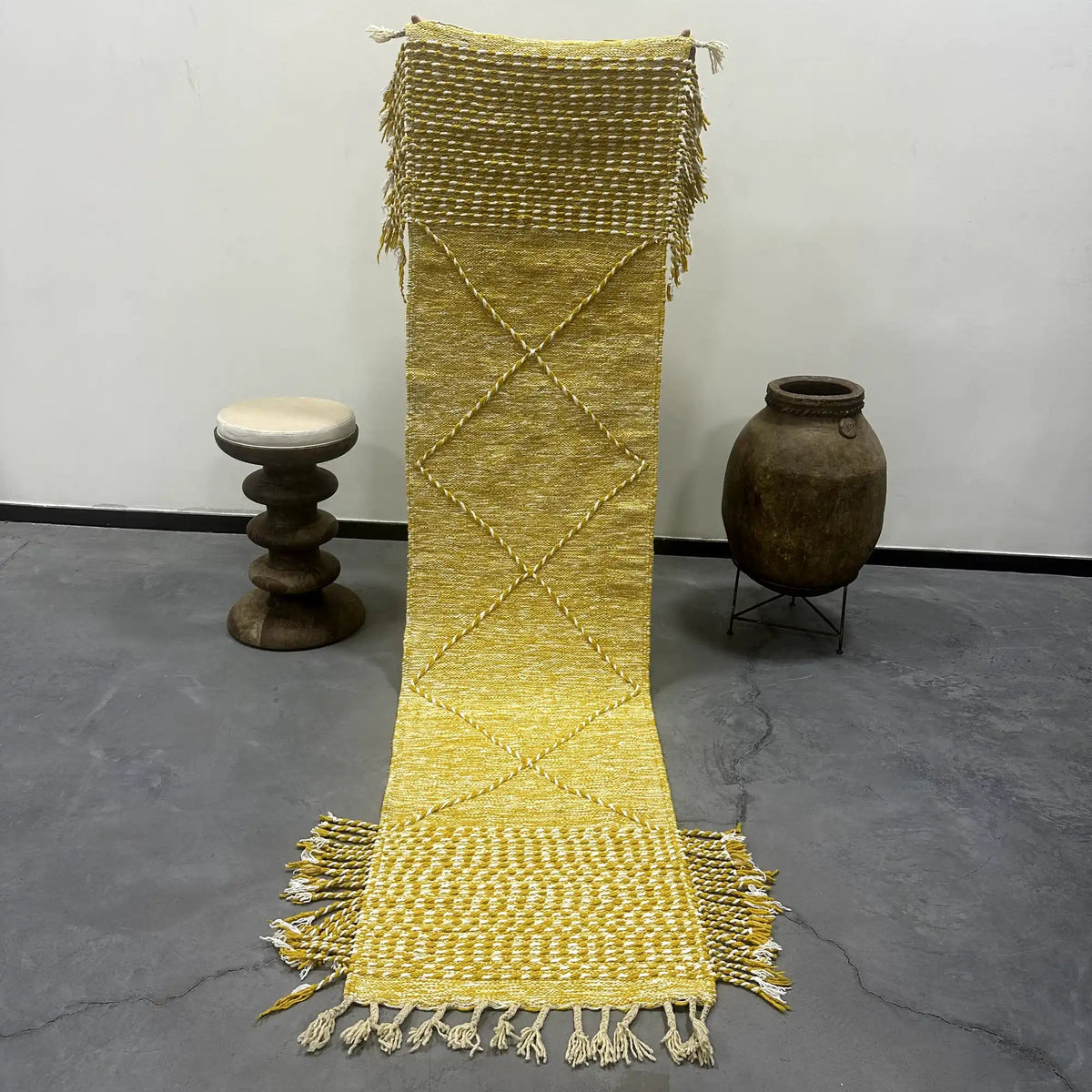 Menona Berber Runner Rug <br> 310 x 77 CM