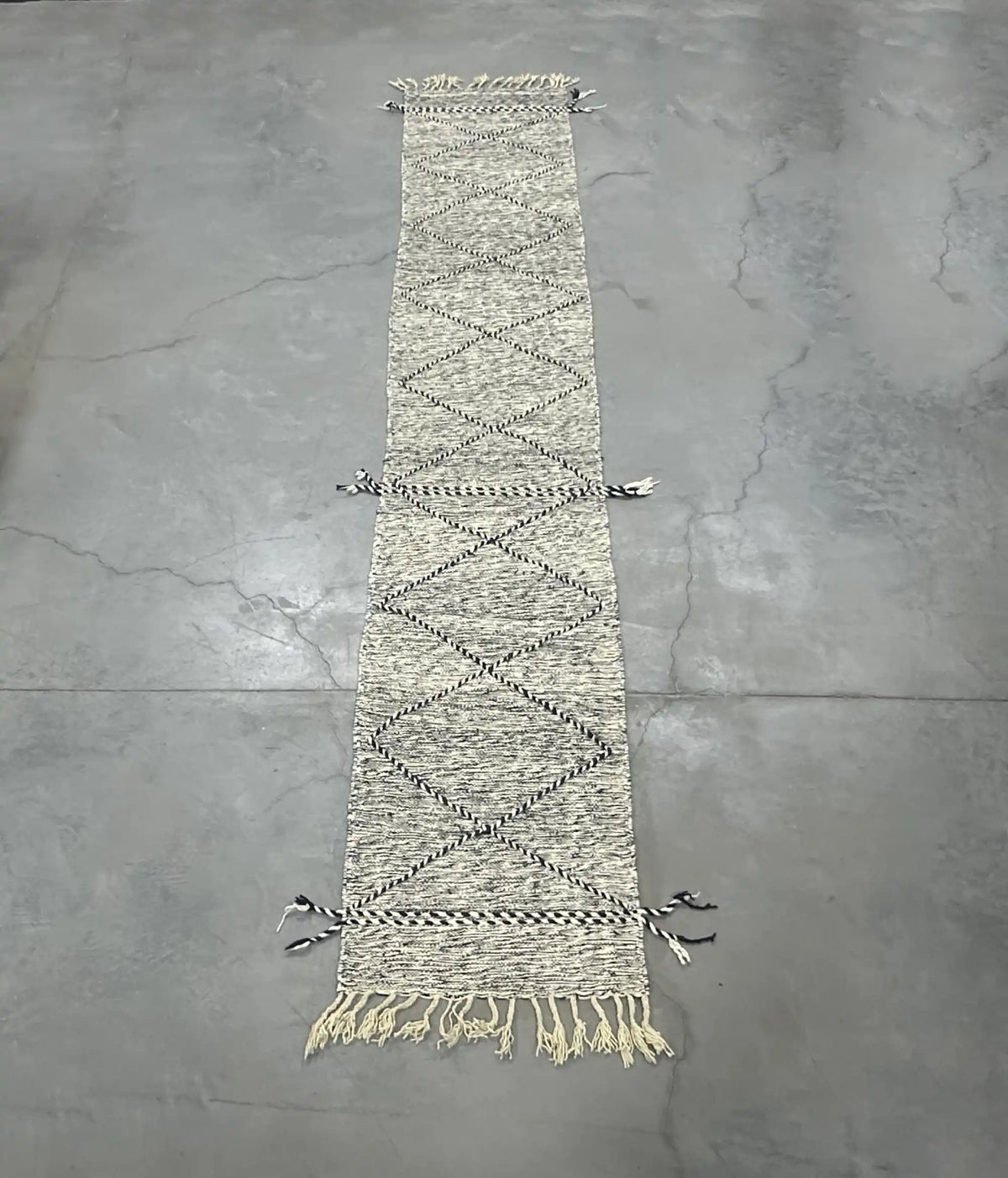 Woade Berber Runner Rug <br> 408 x 93 CM