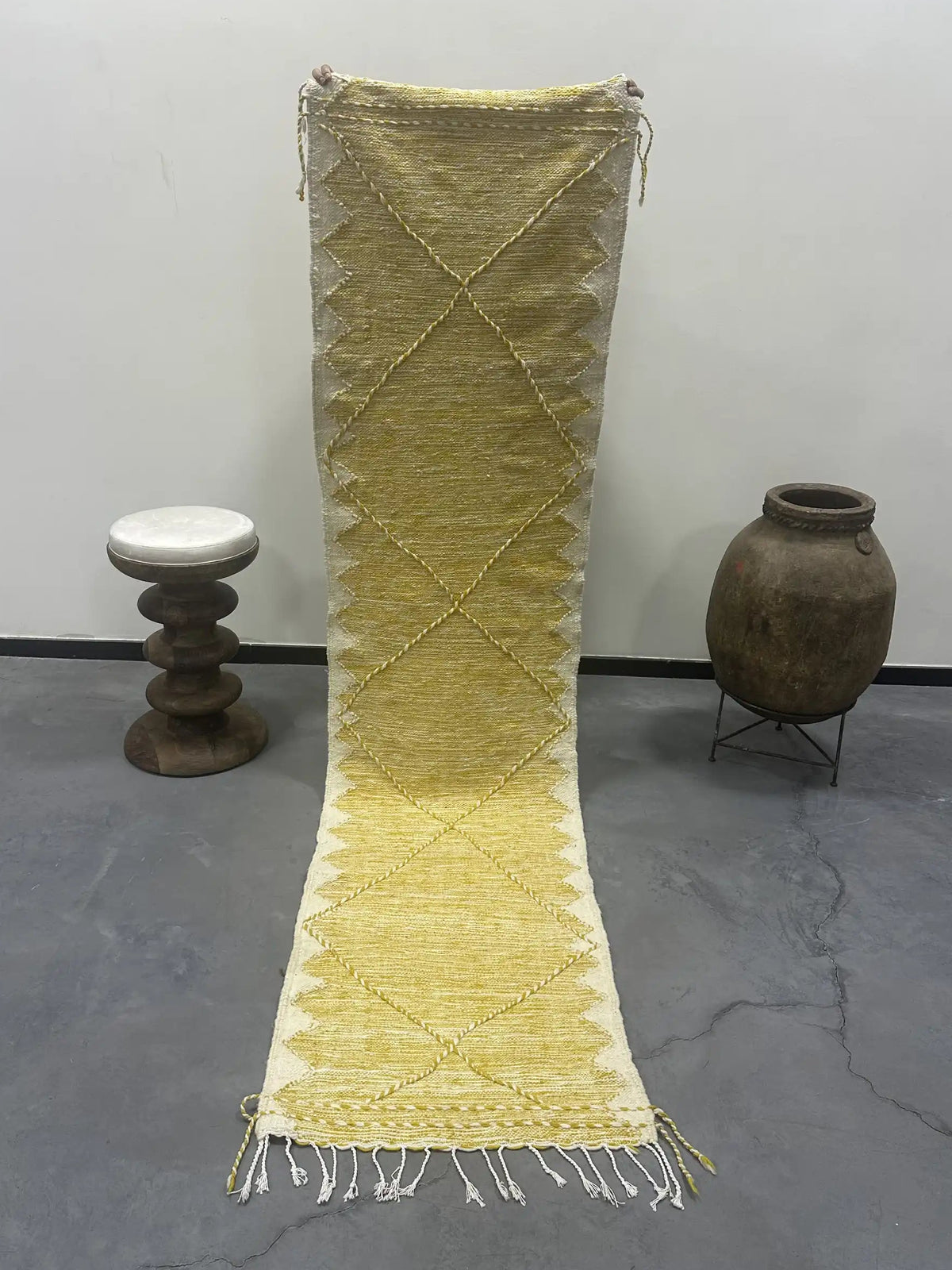 Lemona Berber Runner Rug <br> 310 x 77 CM