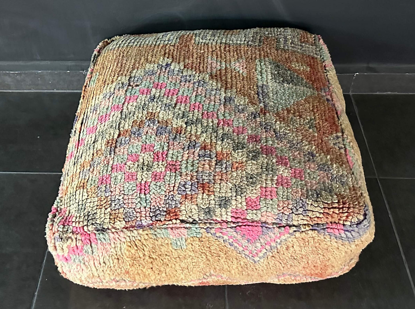 Handmade Pillow | Moroccan Berber Floor Pillow  | Floor Cushion