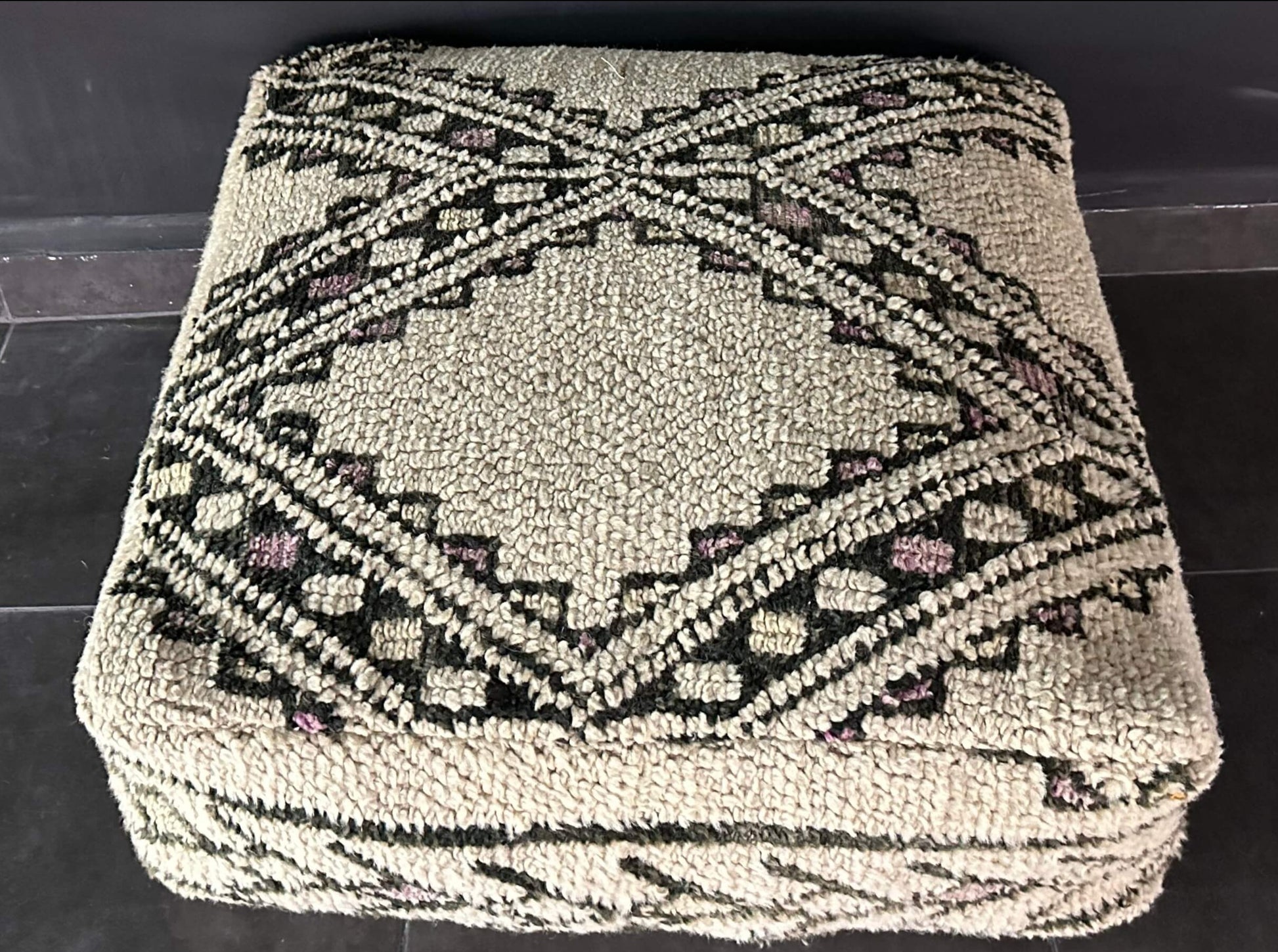 Floor Pillow | Pouf Ottoman | Moroccan Berber Floor Pillow