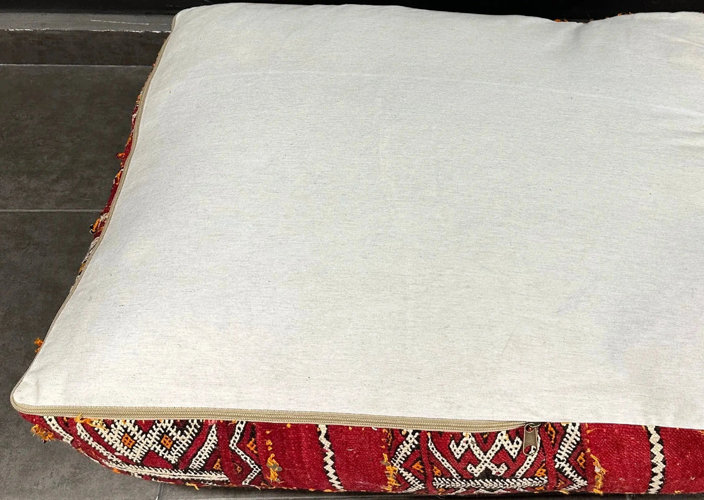 Moroccan Floor Pillow | Pouf Ottoman | Berber Floor Pillow