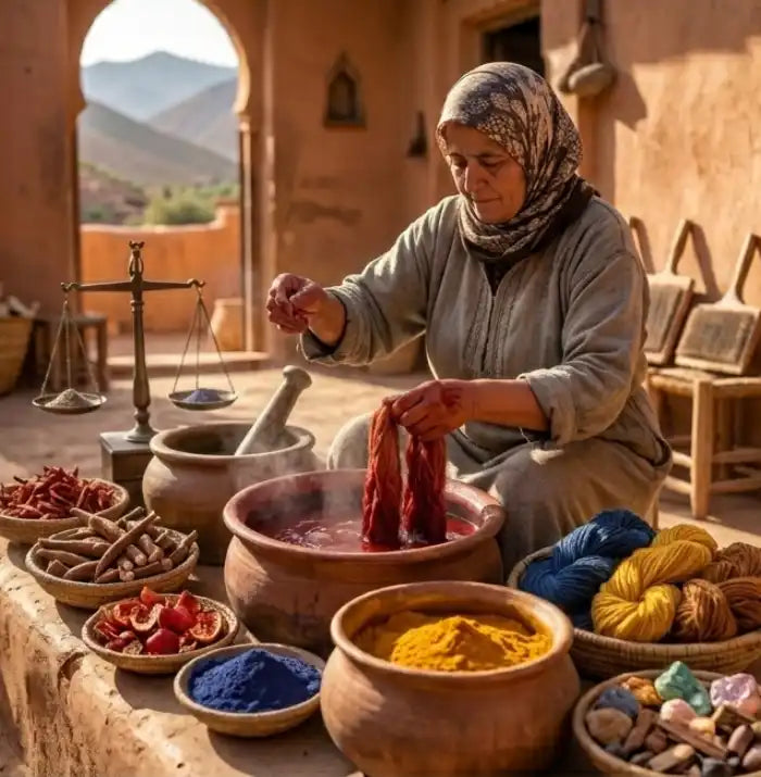 Natural dyeing